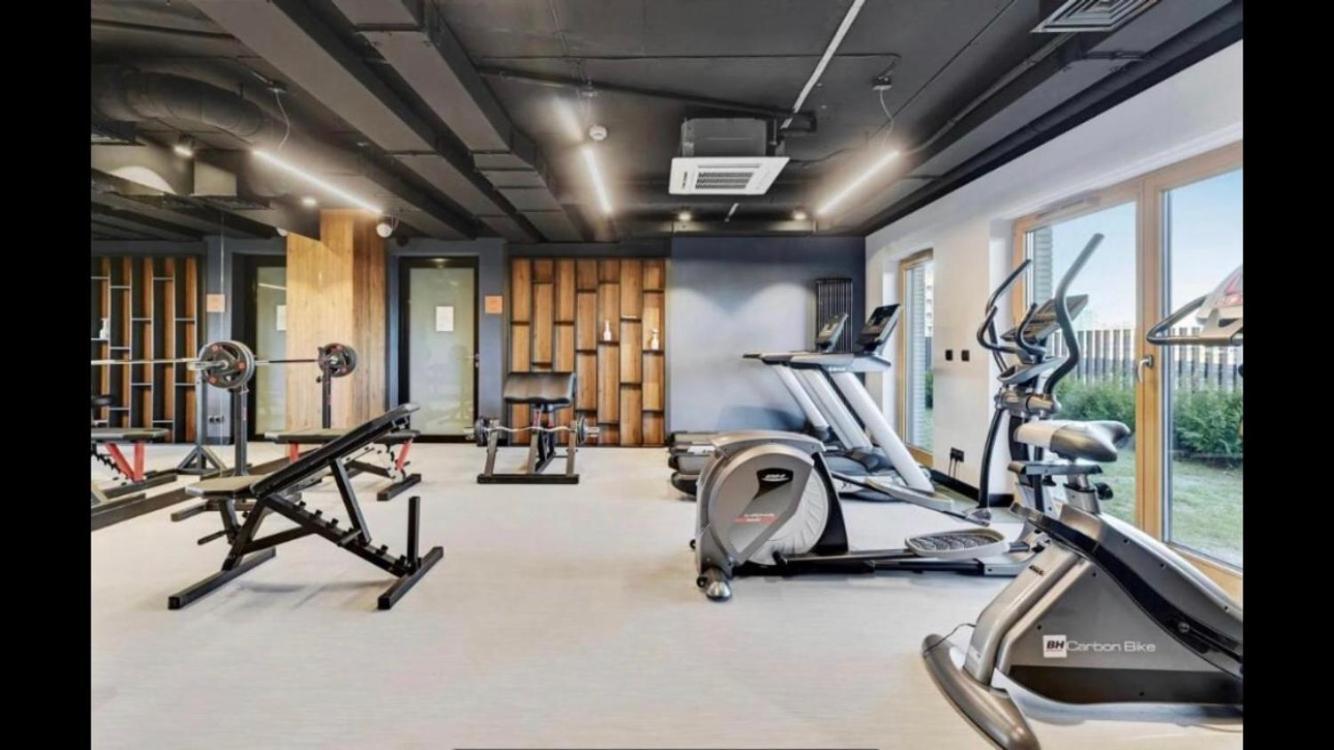 Motlawa Inn Apartment-Suna,Gym&Parking Гданск Екстериор снимка